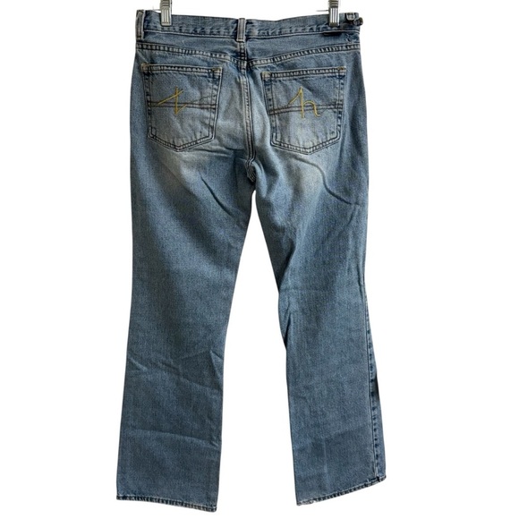 Tommy Hilfiger Jeans Vintage Y2K 2002 UAV UAV Tomboy Bootcut Denim Womens Size 9 - Picture 2 of 15